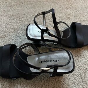 Unlisted Black Strappy Heels Great Condition